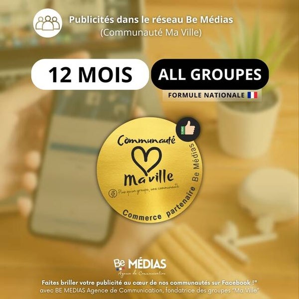 PASS PUBLICITAIRE - Badge 12 mois (ALL groupes) (FRANCE)