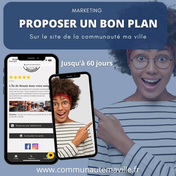 Proposer un bon plan sur notre site