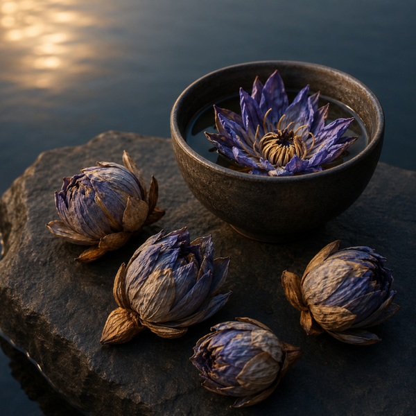 Blauwe lotus – hele bloemen – 22 g (Nymphaea caerulea)