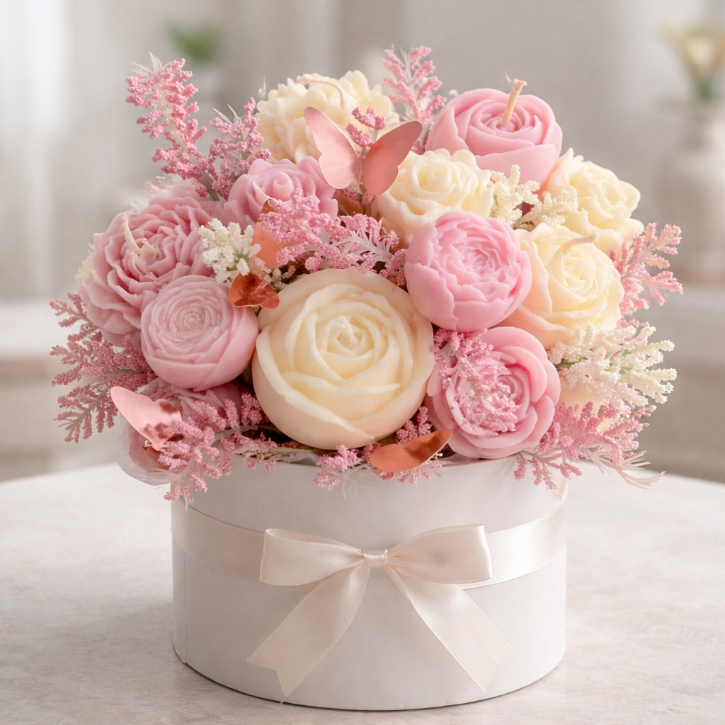 Candle Flower Bouquet