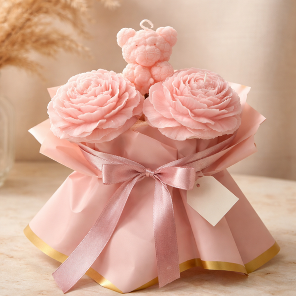Mini Flower Candle Bouquet
