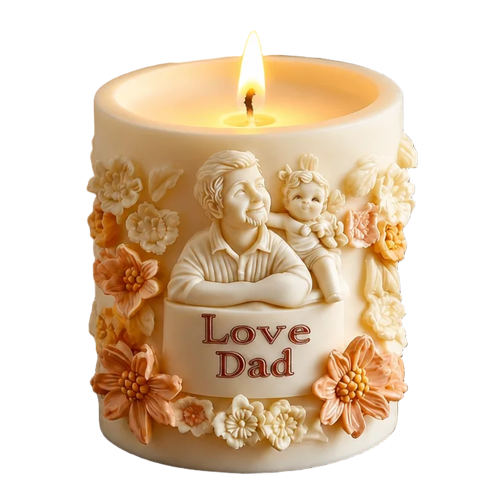 "Love Dad" Handcrafted Soy Wax Candle