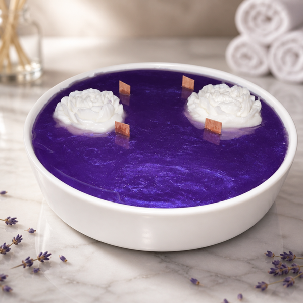 Twilight Bloom Candle Bowl