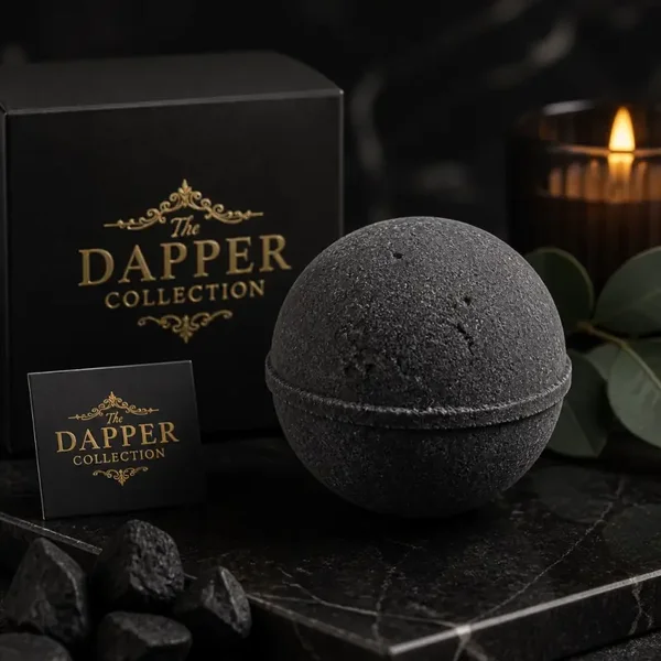 The Dapper Collection™ — Charcoal Sandalwood & Cedar Bath Bomb