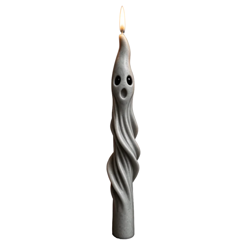 Ghost Spiral Candle