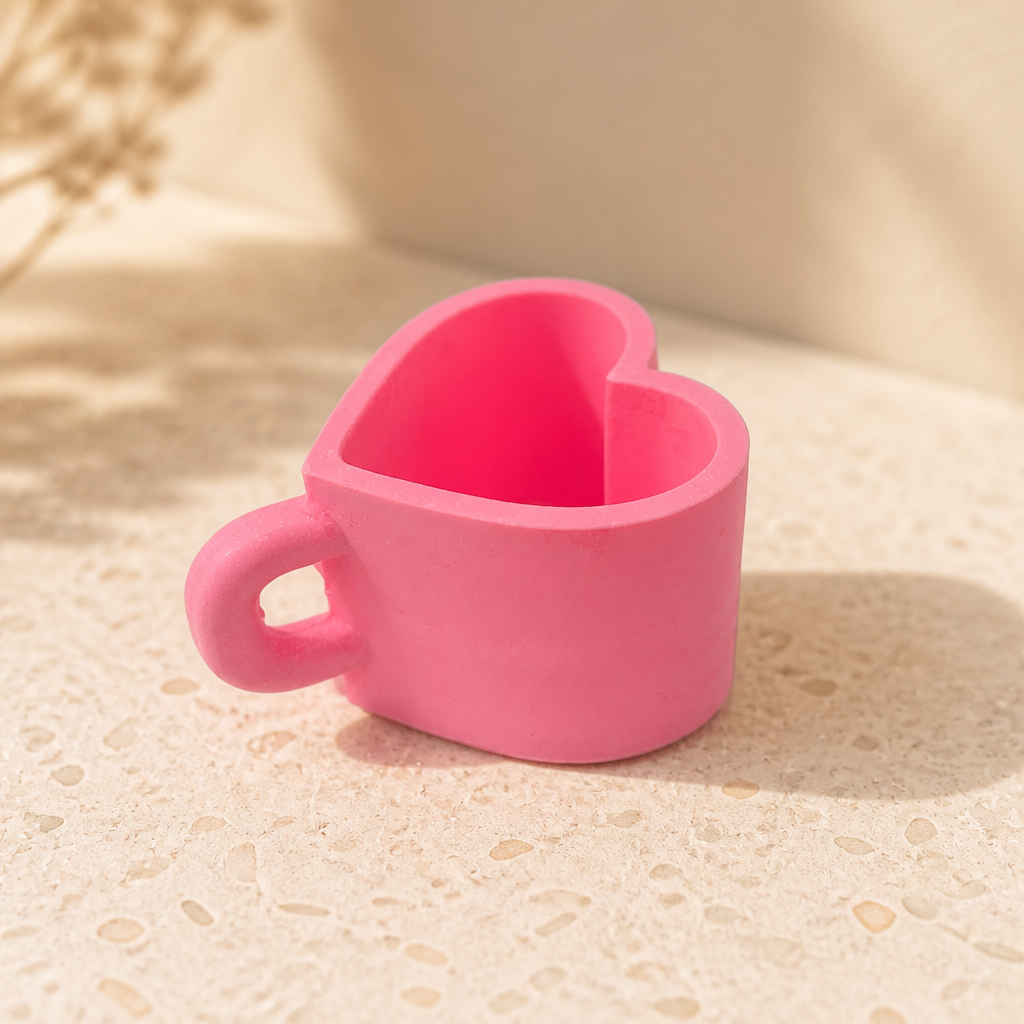 Pink Heart Display & Jewelry Holder