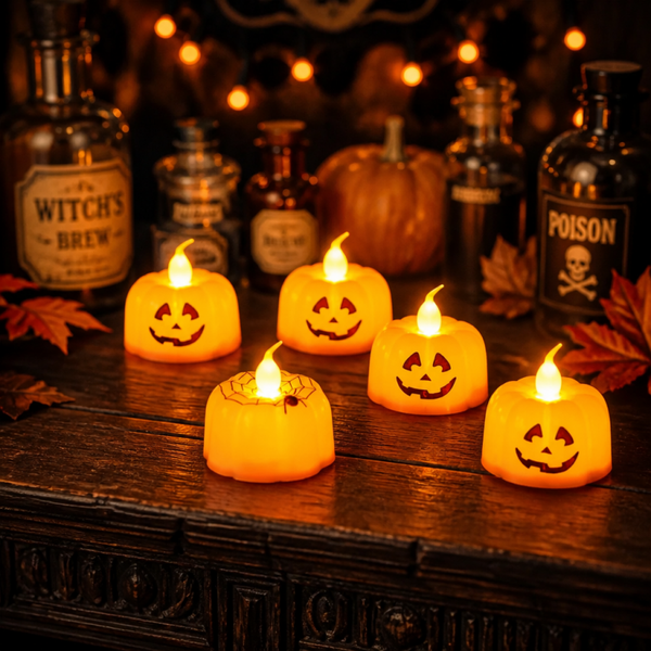 Pumpkin Battery Candle Lights