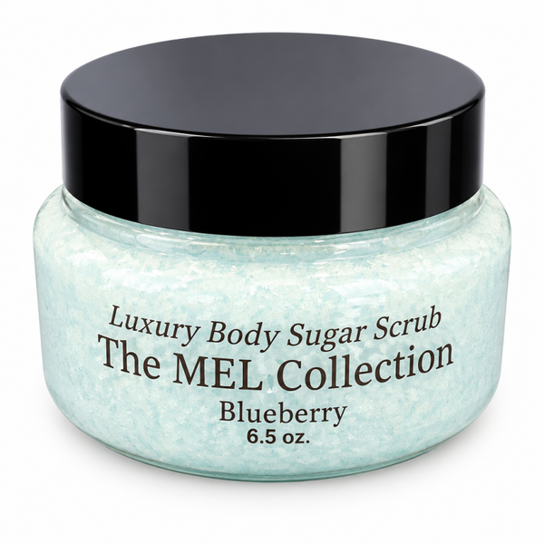 Luxury Body Sugar Scrub: Blueberry 6.5 oz