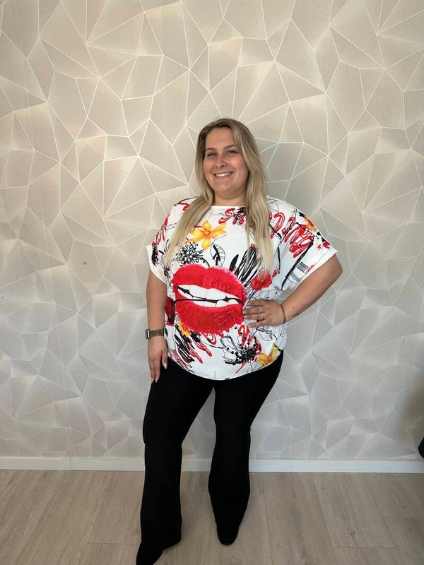 Plussize T-Shirt Lips