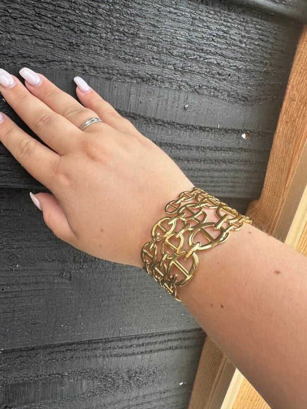 One Size Statement Armband Schakel