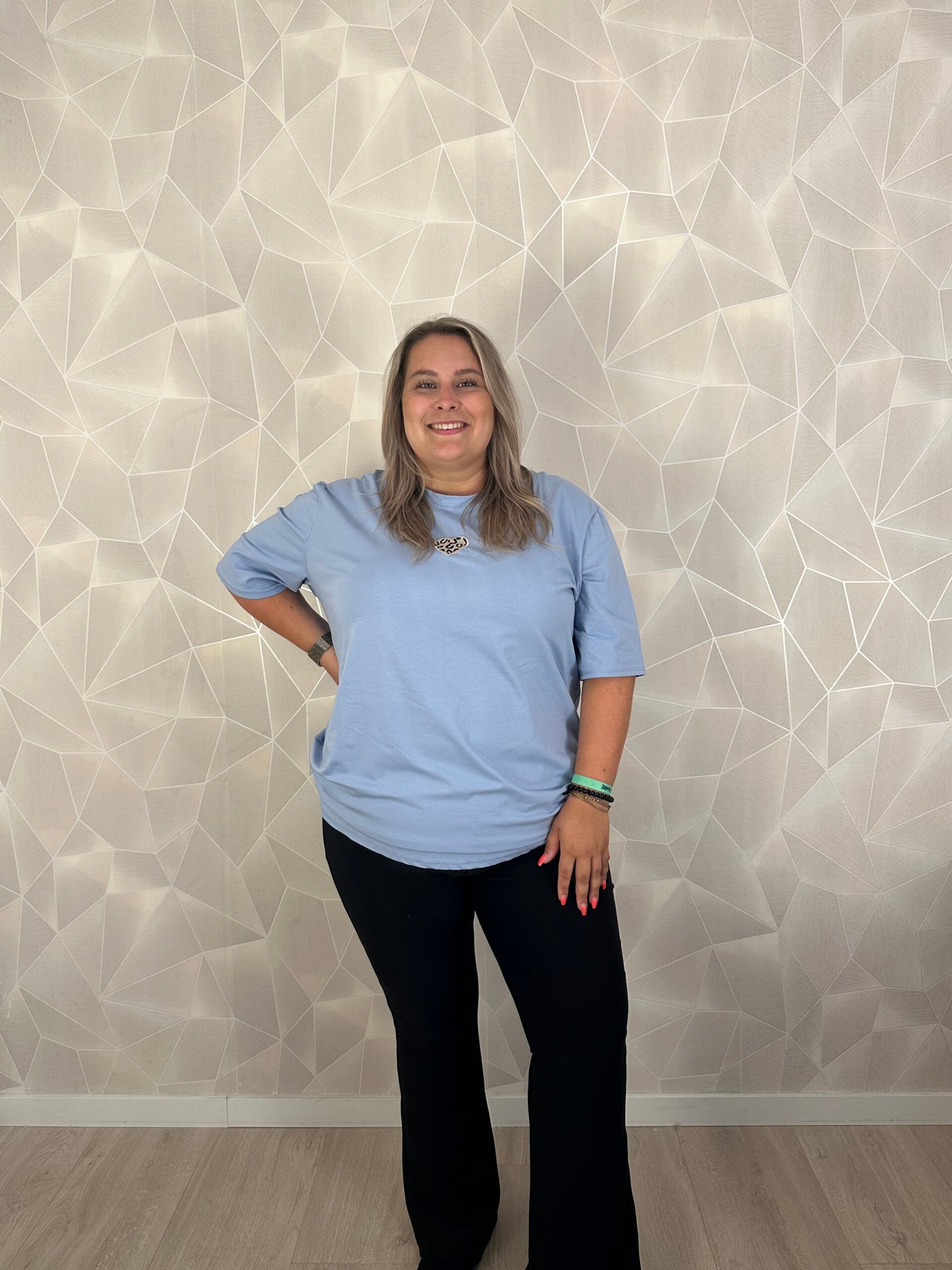 Dames Plussize Statement Tee