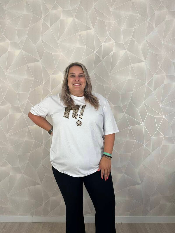 Dames Plussize Statement Tee