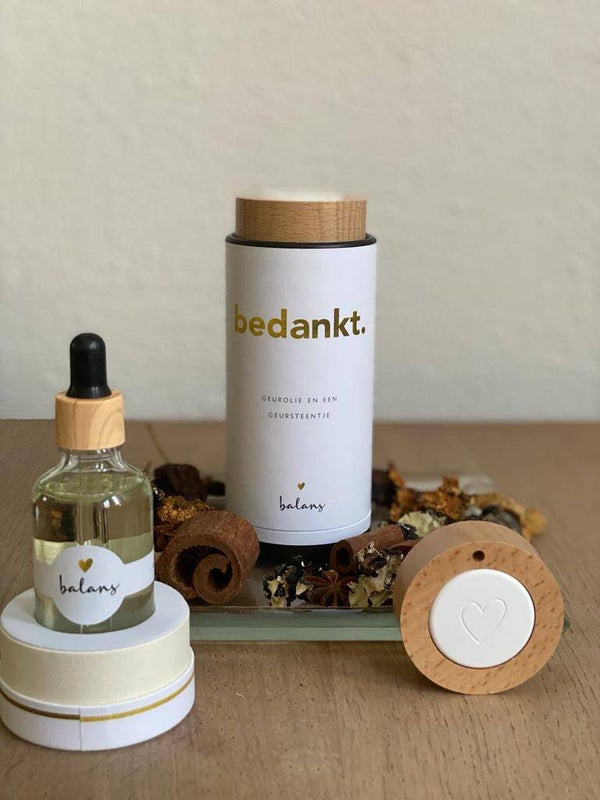 geursteen en geurolie - Bedankt