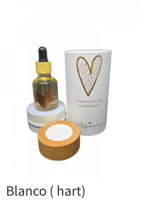 geursteen en olie blanco hart (gold)