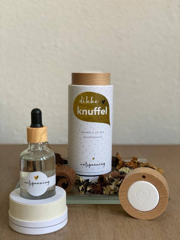 geursteen en geurolie - dikke knuffel