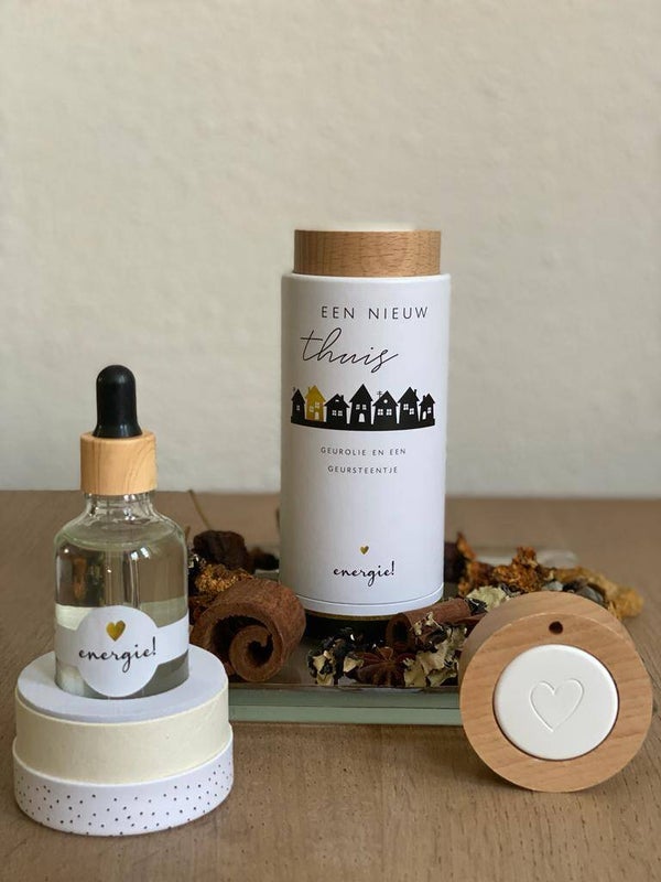 geursteen en geurolie - een nieuw thuis