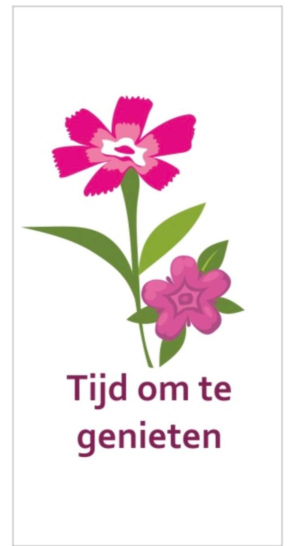 Cadeaukaartje Tijd om te genieten