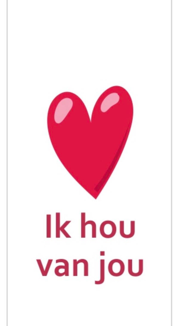 Cadeaukaartje Ik hou van jou