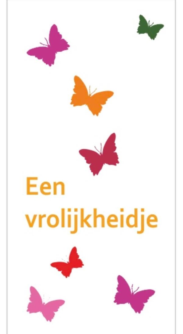 Cadeaukaartje Een vrolijkheidje