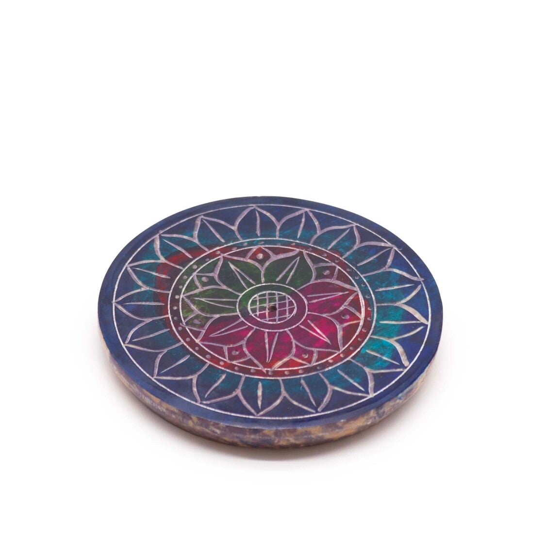 Wierookhouder speksteen Lotus in Lotus