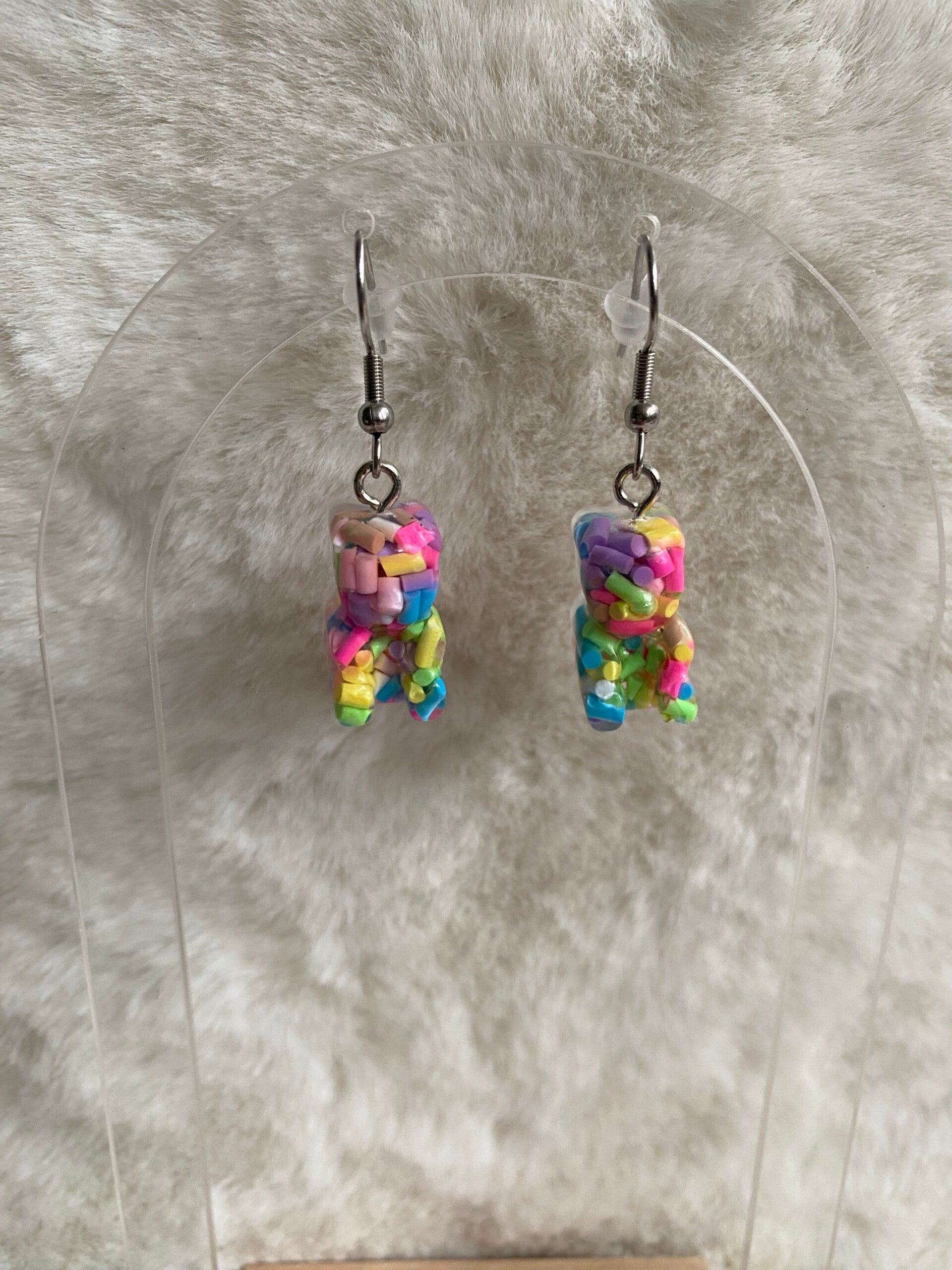 Oorbel gummy bear spikkel