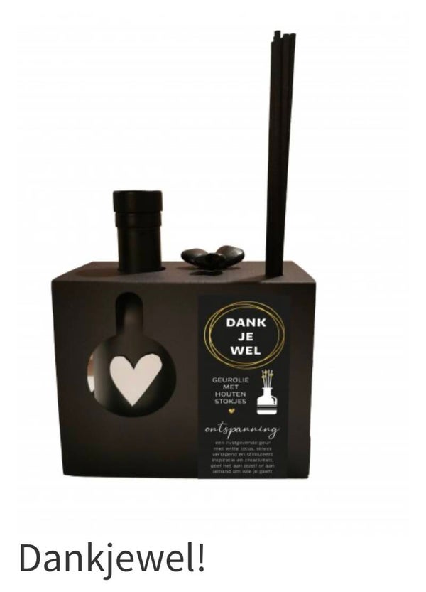 Geurstokje Van Harte - Black Edition