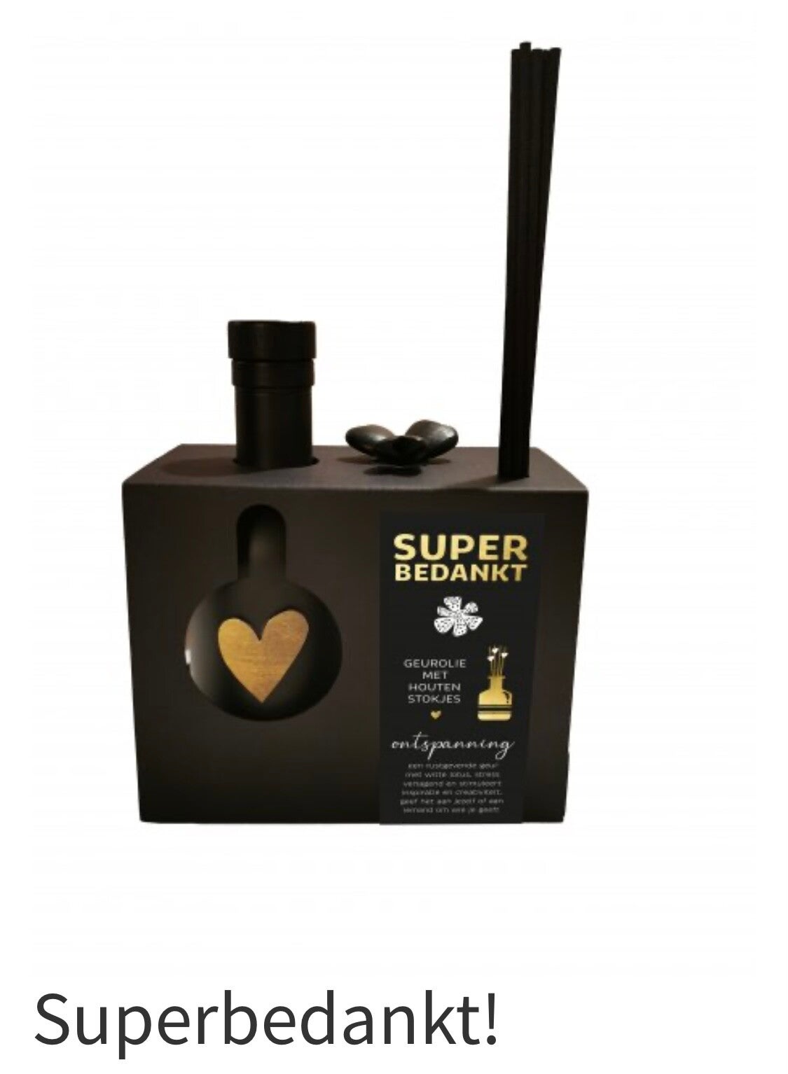 Geurstokje Superbedankt - Black Edition