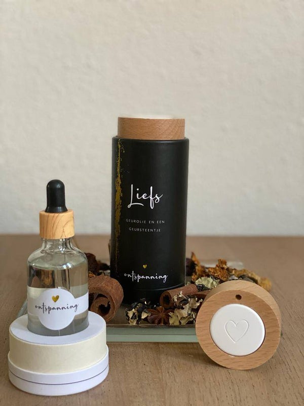 geursteen en geurolie - liefs