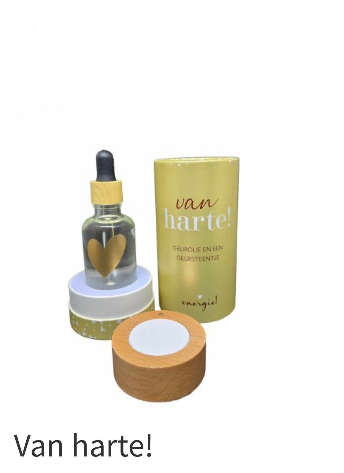 geursteen en olie Van Harte (gold)