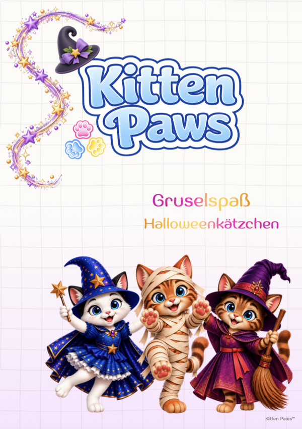 VORBESTELLUNG: Block 1 - Halloweenkätzchen