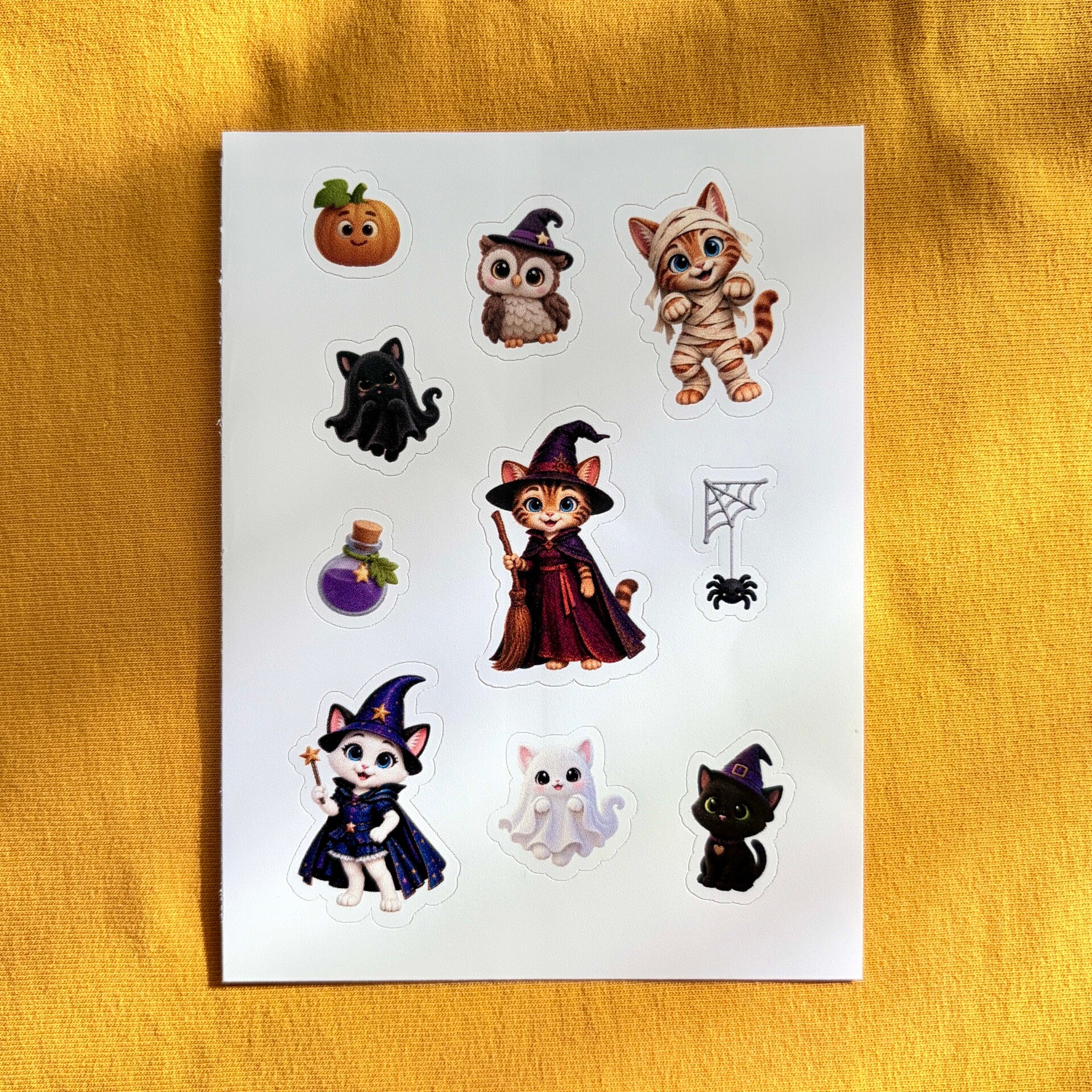 Stickerbogen - Halloweengruselspaß