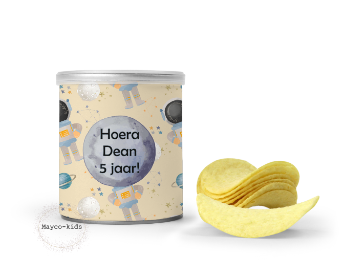 Pringle wikkel astronaut
