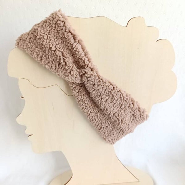 Teddy haarband Brown