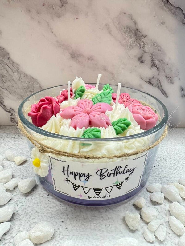 XXL Duftkerze „Happy Birthday Deluxe“ – Limette & Mango 🥭🍋🎂