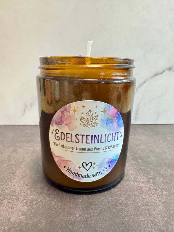 Edelsteinlicht „Amethyst Harmonie“ – Orchideen Duft 💜✨