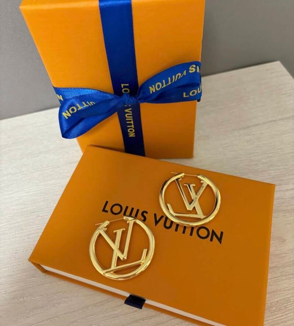 Pendientes de aro LV