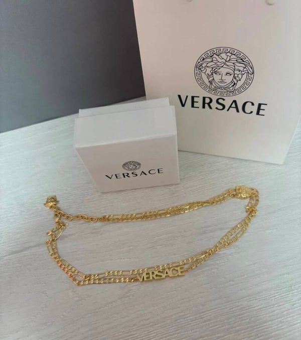 Colgante versace doble