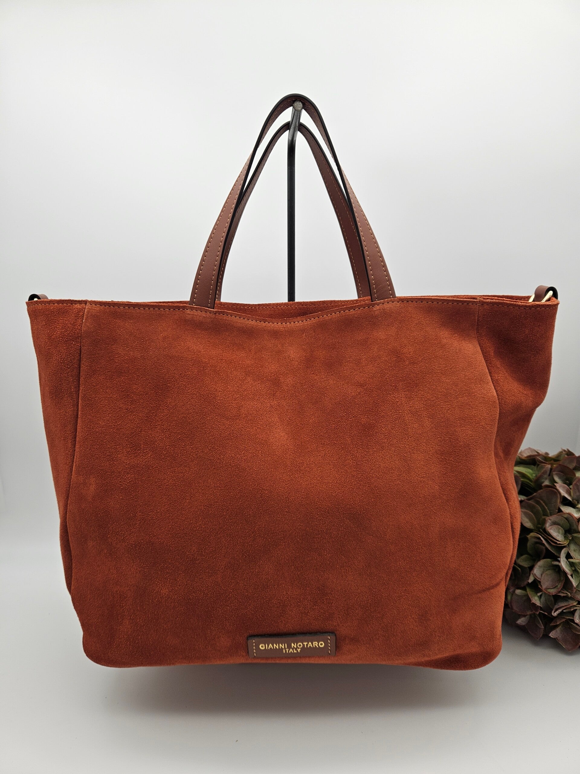 Grote handtas Suède Carol J - Gianni Notaro