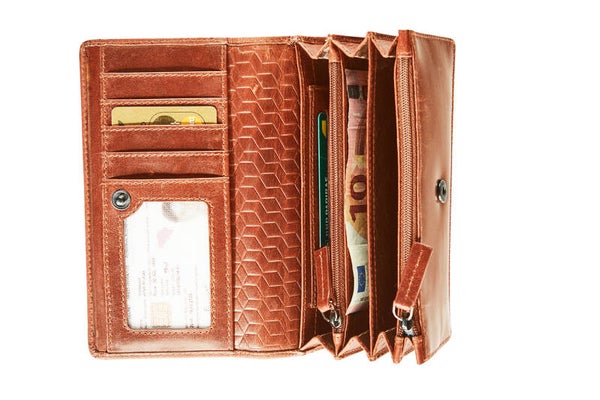 Portemonnee harmonica Label M