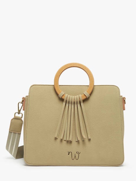 Handtas middel Woomen Vegan Camomille #