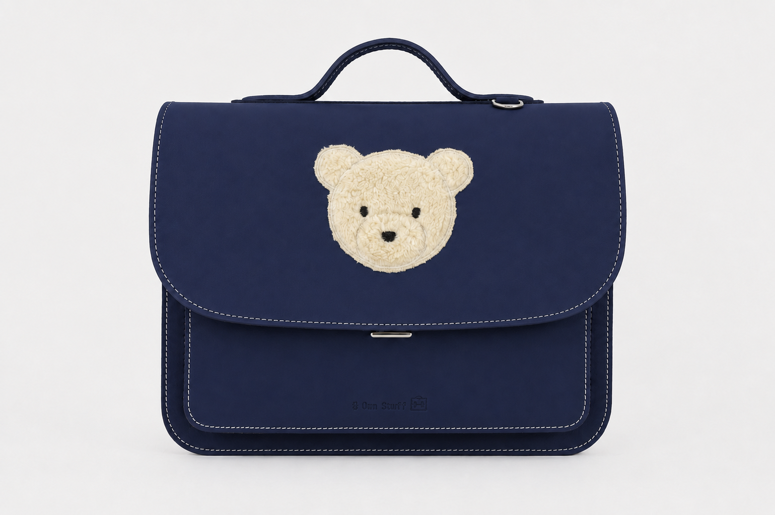 *Lederen kleuterboekentas TEDDY Marine Own Stuff