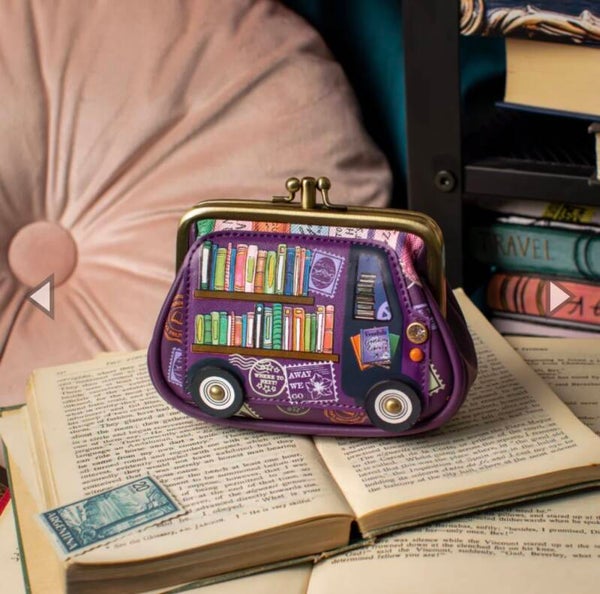 Clipper coin purse | Travelling library bookshop | Vendula London