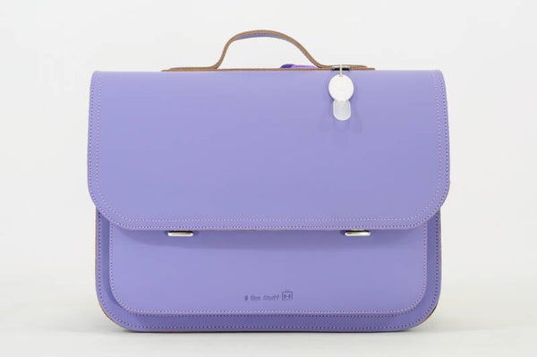 Lederen lagere school boekentas EFFEN Lila Own Stuff