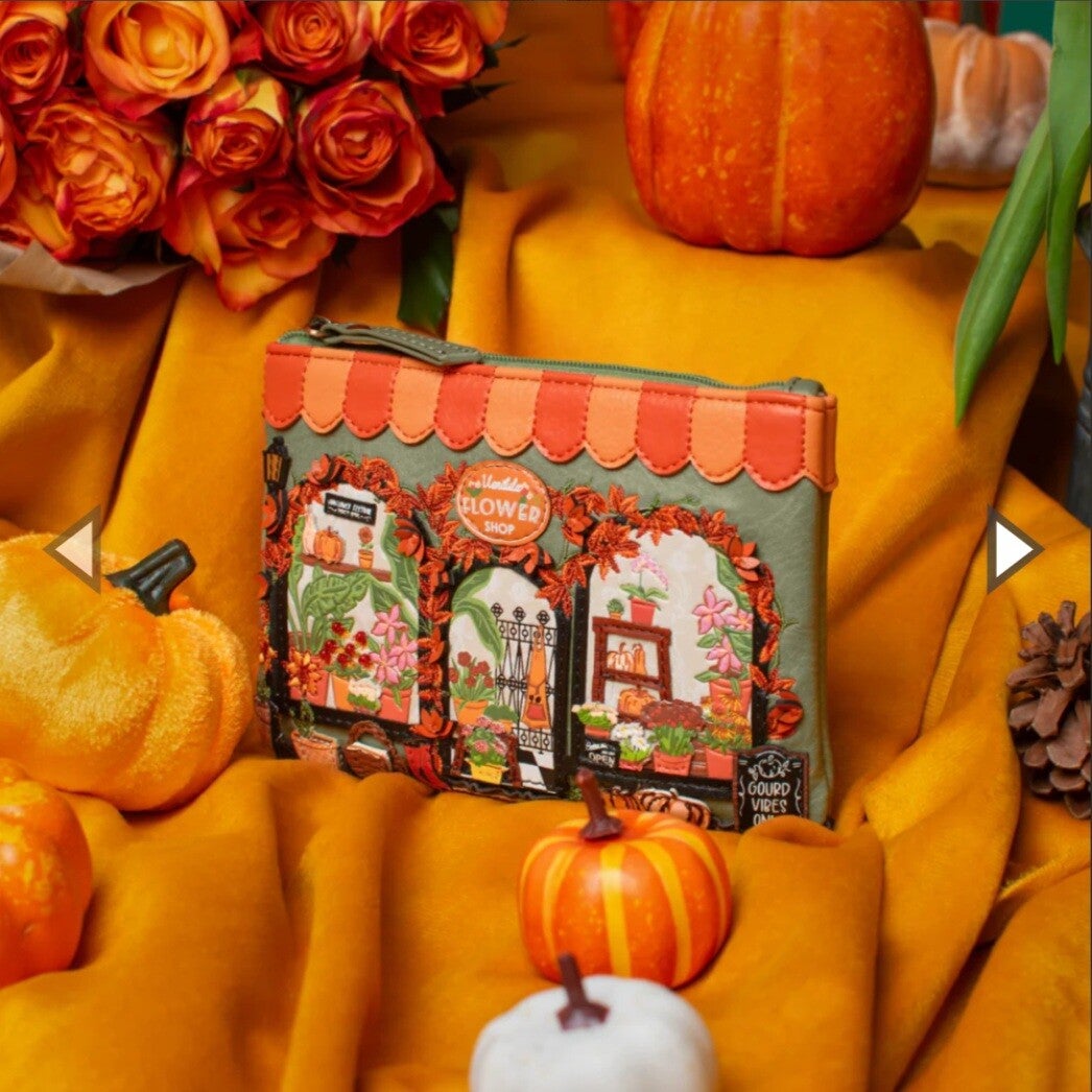 Zipper coin purse | Flower Shop Amber Edition | Vendula London