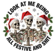 look at me being all festive