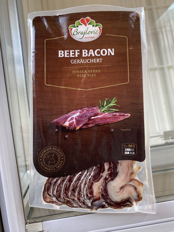 Beef Bacon 80g