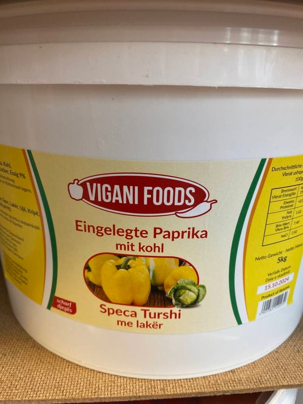 Vegani Foods Speca me Lakër 5kg Scharf