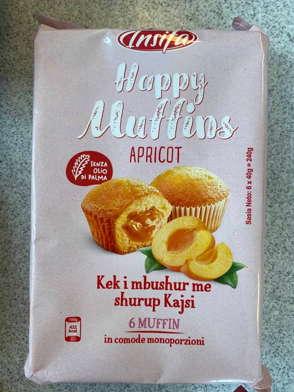 Muffins Apricose 240g