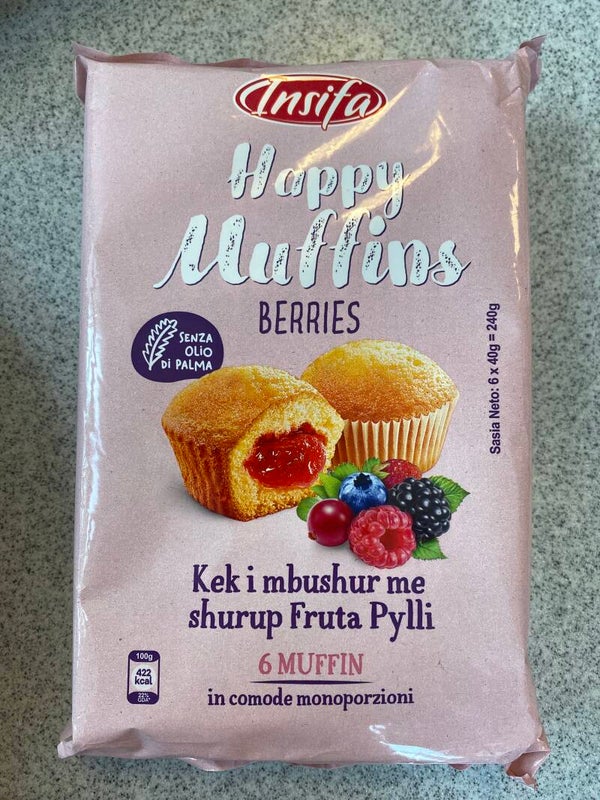 Muffins Berries 240g