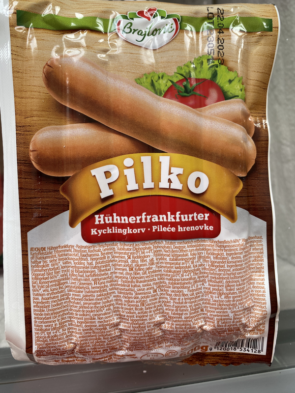 Pilko Hühnerfrankfurter 600g